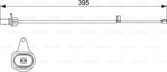 BOSCH 1987474509 - Indikators, Bremžu uzliku nodilums autodraugiem.lv