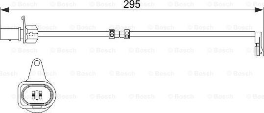 BOSCH 1 987 474 508 - Indikators, Bremžu uzliku nodilums autodraugiem.lv