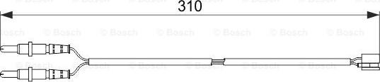 BOSCH 1987474519 - Indikators, Bremžu uzliku nodilums autodraugiem.lv
