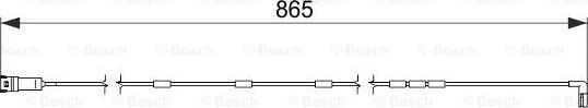 BOSCH 1 987 474 586 - Indikators, Bremžu uzliku nodilums autodraugiem.lv