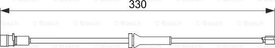 BOSCH 1987474581 - Indikators, Bremžu uzliku nodilums autodraugiem.lv