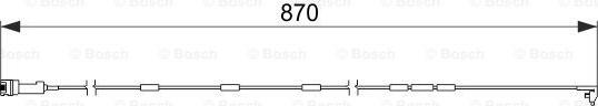 BOSCH 1987474578 - Indikators, Bremžu uzliku nodilums autodraugiem.lv