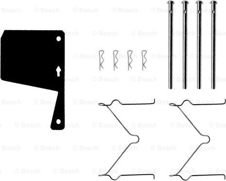 BOSCH 1 987 474 074 - Piederumu komplekts, Disku bremžu uzlikas autodraugiem.lv