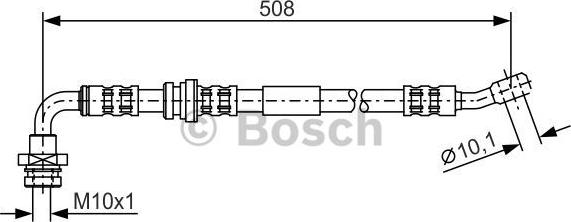 BOSCH 1 987 476 932 - Bremžu šļūtene autodraugiem.lv