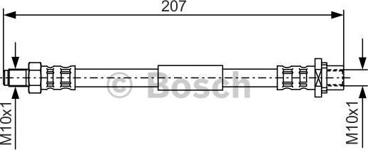 BOSCH 1 987 476 974 - Bremžu šļūtene autodraugiem.lv