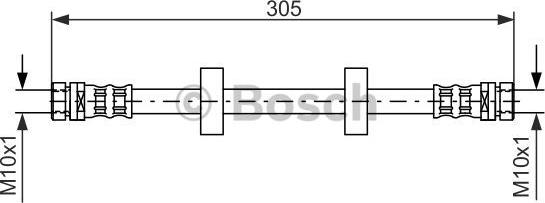 BOSCH 1 987 476 562 - Bremžu šļūtene autodraugiem.lv