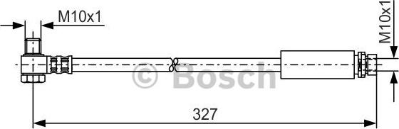 BOSCH 1 987 476 095 - Bremžu šļūtene autodraugiem.lv