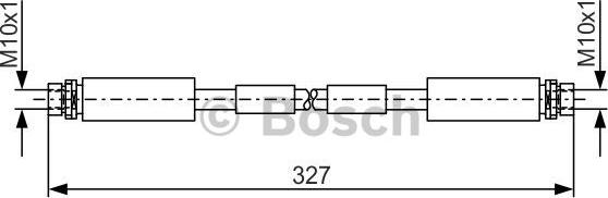 BOSCH 1 987 476 856 - Bremžu šļūtene autodraugiem.lv