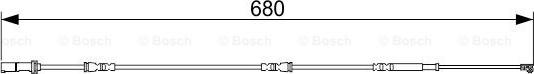 BOSCH 1987473542 - Indikators, Bremžu uzliku nodilums autodraugiem.lv