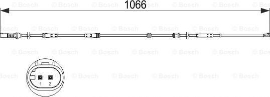 BOSCH 1987473501 - Indikators, Bremžu uzliku nodilums autodraugiem.lv
