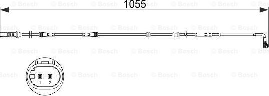 BOSCH 1 987 473 507 - Indikators, Bremžu uzliku nodilums autodraugiem.lv