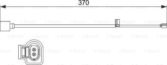 BOSCH 1 987 473 534 - Indikators, Bremžu uzliku nodilums autodraugiem.lv