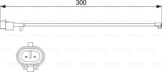 BOSCH 1 987 473 538 - Indikators, Bremžu uzliku nodilums autodraugiem.lv
