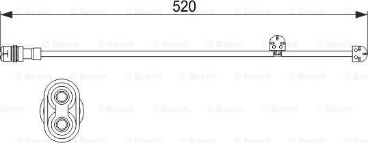 BOSCH 1 987 473 533 - Indikators, Bremžu uzliku nodilums autodraugiem.lv