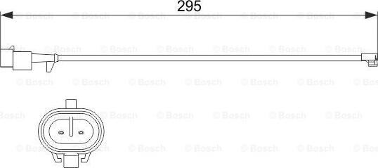 BOSCH 1987473537 - Indikators, Bremžu uzliku nodilums autodraugiem.lv