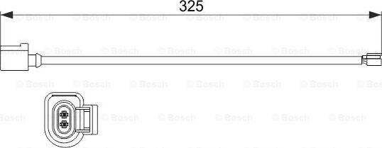 BOSCH 1987473529 - Indikators, Bremžu uzliku nodilums autodraugiem.lv