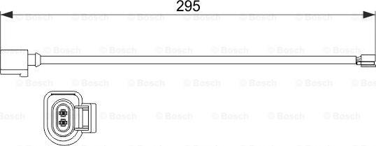 BOSCH 1 987 473 527 - Indikators, Bremžu uzliku nodilums autodraugiem.lv