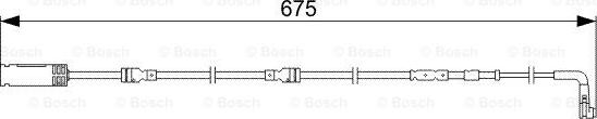 BOSCH 1 987 473 051 - Indikators, Bremžu uzliku nodilums autodraugiem.lv