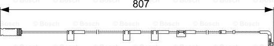 BOSCH 1 987 473 058 - Indikators, Bremžu uzliku nodilums autodraugiem.lv