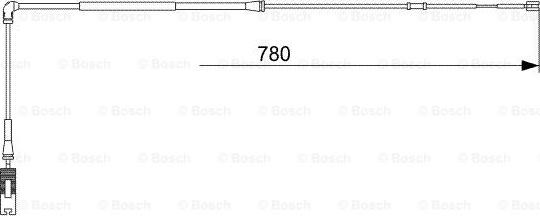 BOSCH 1 987 473 009 - Indikators, Bremžu uzliku nodilums autodraugiem.lv