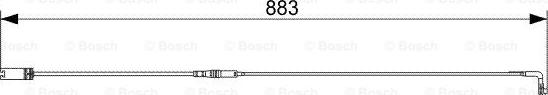 BOSCH 1 987 473 005 - Indikators, Bremžu uzliku nodilums autodraugiem.lv