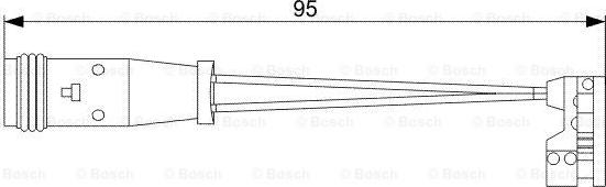 BOSCH 1 987 473 006 - Indikators, Bremžu uzliku nodilums autodraugiem.lv