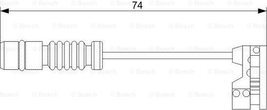 BOSCH 1987473008 - Indikators, Bremžu uzliku nodilums autodraugiem.lv
