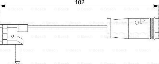 BOSCH 1 987 473 019 - Indikators, Bremžu uzliku nodilums autodraugiem.lv