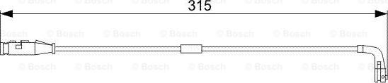 BOSCH 1 987 473 039 - Indikators, Bremžu uzliku nodilums autodraugiem.lv