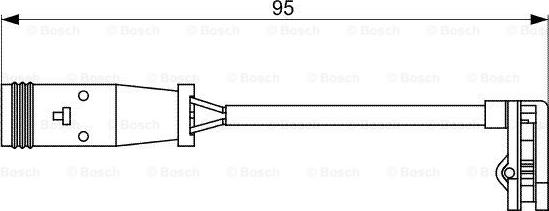 BOSCH 1 987 473 036 - Indikators, Bremžu uzliku nodilums autodraugiem.lv