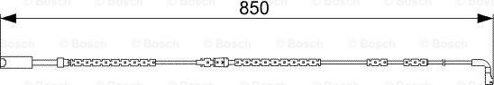 BOSCH 1 987 473 030 - Indikators, Bremžu uzliku nodilums autodraugiem.lv