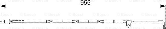 BOSCH 1 987 473 028 - Indikators, Bremžu uzliku nodilums autodraugiem.lv