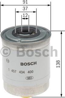 BOSCH 1 457 434 400 - Degvielas filtrs autodraugiem.lv