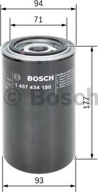 BOSCH 1 457 434 180 - Degvielas filtrs autodraugiem.lv