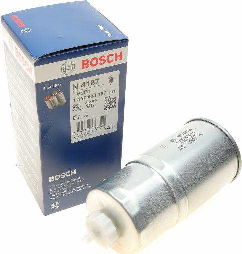 BOSCH 1 457 434 187 - Degvielas filtrs autodraugiem.lv