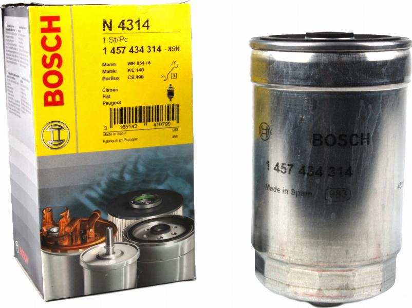 BOSCH 1 457 434 314 - Degvielas filtrs autodraugiem.lv