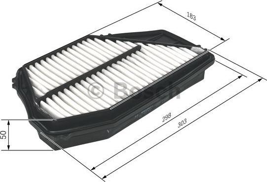 BOSCH 1 457 433 970 - Gaisa filtrs autodraugiem.lv