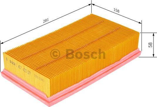 BOSCH 1 457 433 577 - Gaisa filtrs autodraugiem.lv