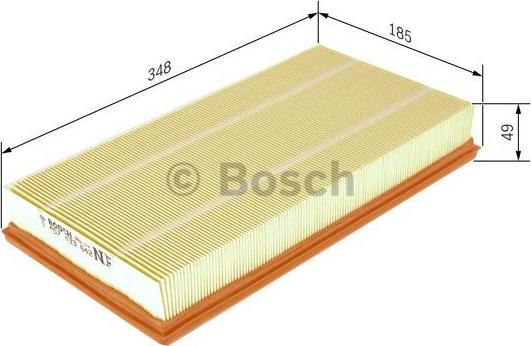 BOSCH 1 457 433 642 - Gaisa filtrs autodraugiem.lv