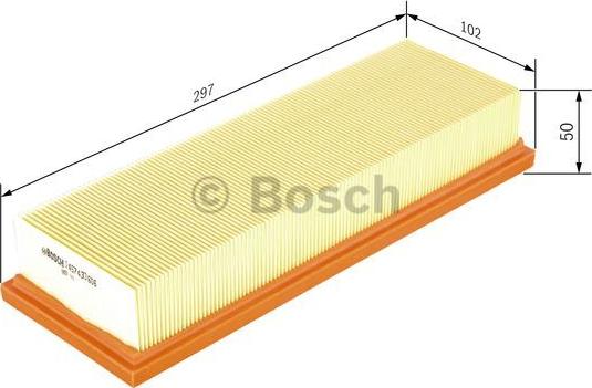 BOSCH 1 457 433 606 - Gaisa filtrs autodraugiem.lv