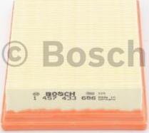 BOSCH 1 457 433 686 - Gaisa filtrs autodraugiem.lv