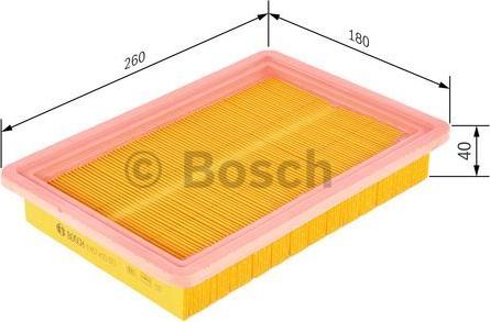 BOSCH 1 457 433 073 - Gaisa filtrs autodraugiem.lv