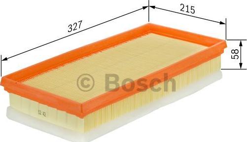 BOSCH 1 457 433 300 - Gaisa filtrs autodraugiem.lv