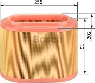 BOSCH 1 457 433 311 - Gaisa filtrs autodraugiem.lv