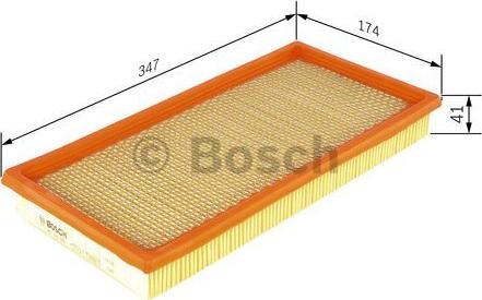 BOSCH 1 457 433 298 - Gaisa filtrs autodraugiem.lv