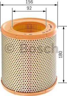 BOSCH 1 457 433 233 - Gaisa filtrs autodraugiem.lv