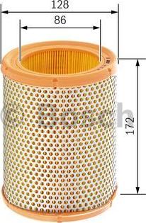 BOSCH 1 457 432 106 - Gaisa filtrs autodraugiem.lv