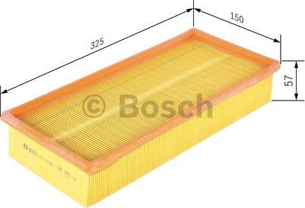 BOSCH 1 457 429 814 - Gaisa filtrs autodraugiem.lv