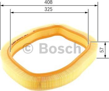 BOSCH 1 457 429 787 - Gaisa filtrs autodraugiem.lv