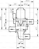 BOSCH 1 147 412 204 - Dzesēšanas šķidruma regulēšanas vārsts autodraugiem.lv